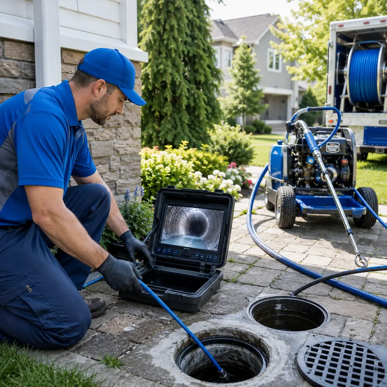 Outdoor drain cleaning professionals serving Hadlyme, CT